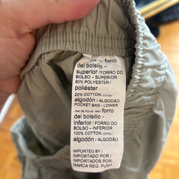 mens puma tan athletic pants + accepting offers - Picture 2 of 8